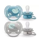پستونک الترا سافت اونت 6-18 ماه طرح پرنده و گندم Philips Avent